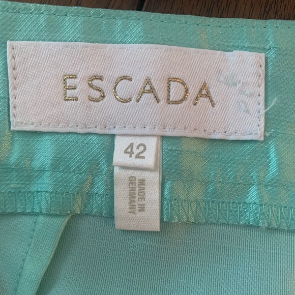 Vintage Escada Beaded Trousers sz 42 - Picture 5 of 12